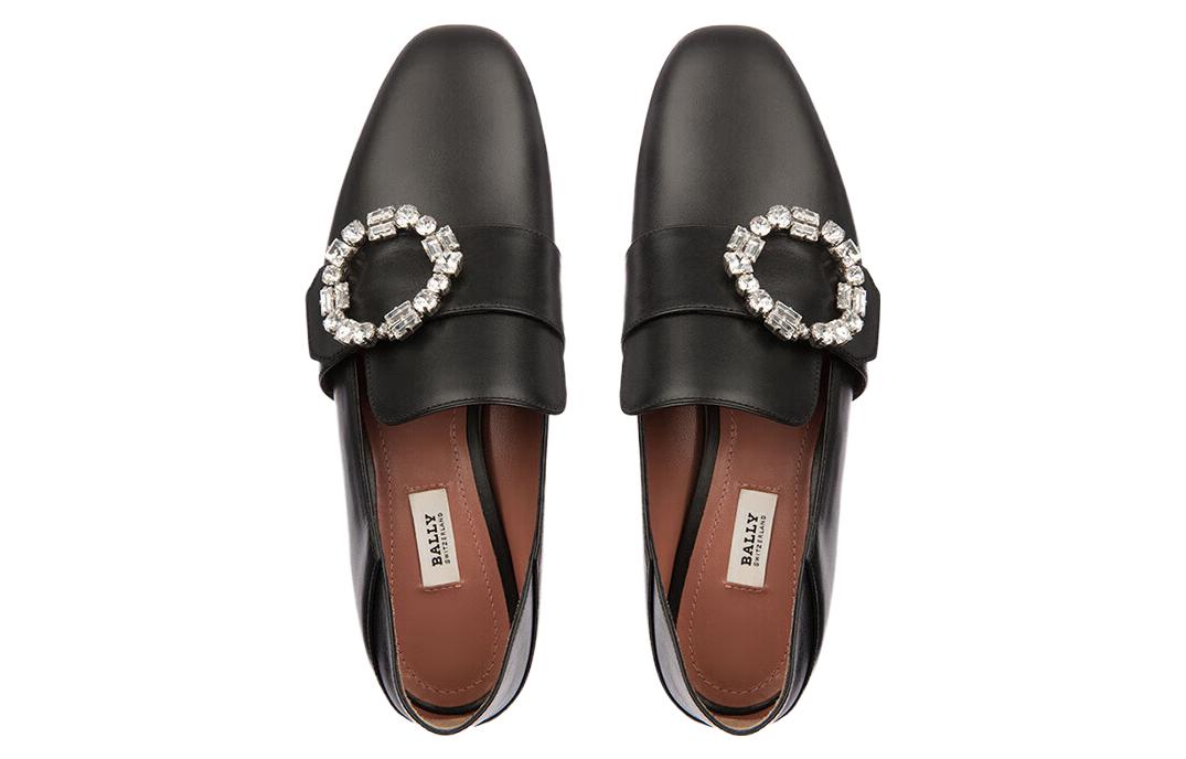 (W) BALLY Round Toe Slip-On Loafer 'Black' 圖 3