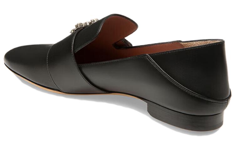 (W) BALLY Round Toe Slip-On Loafer 'Black' 圖 4