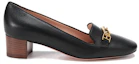 Order (W) BALLY Lente/Zomer 22 ''Zwarte Leren Lage Hak met Gesp Detail'' 6239477