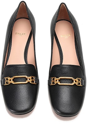 (Women) BALLY S/S 22 'Black Leather Low-Heel with Buckle Detail' 6239477 Shop (Women) BALLY S/S 22 'Black Leather Low-Heel with Buckle Detail' 6239477