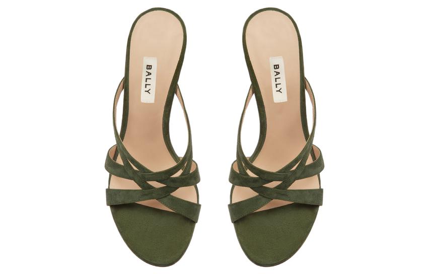 Lookbook (W) バリー スライドサンダル (グリーン)  / 快適でおしゃれ 6304288