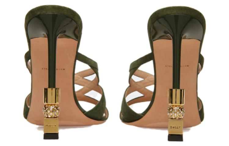 Shop (W) バリー スライドサンダル (グリーン)  / 快適でおしゃれ 6304288