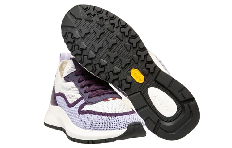 (W) BALLY Sneaker Low 'White Purple' 圖 4