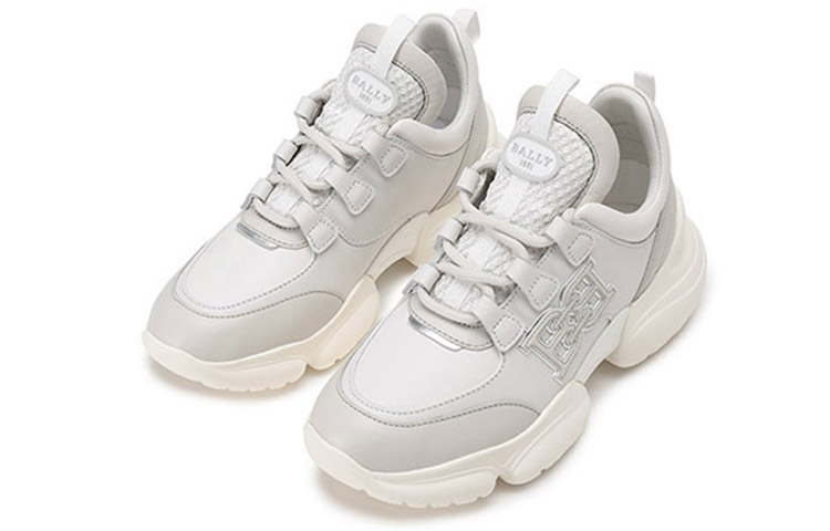 (W) BALLY SS22 'Grey White B-Chain Trim Lace-Up' 圖 3