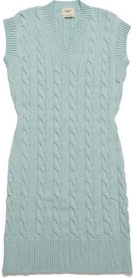 (W) BALLY SS23 Dress Rajut Tanpa Lengan Warna Solid V-Neck Hijau Muda 6303844 Buy (W) BALLY SS23 Dress Rajut Tanpa Lengan Warna Solid V-Neck Hijau Muda 6303844