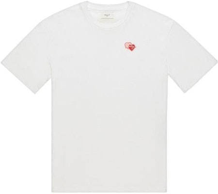 (W) BALLY SS23 Baju-T Leher Bulat Putih Cetak Hati. 6303948 Order (W) BALLY SS23 Baju-T Leher Bulat Putih Cetak Hati. 6303948