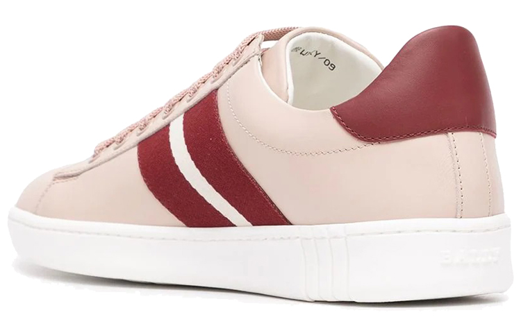 (W) BALLY Stripe Detail Leather Sneakers 'Pink CMFT' 圖 3