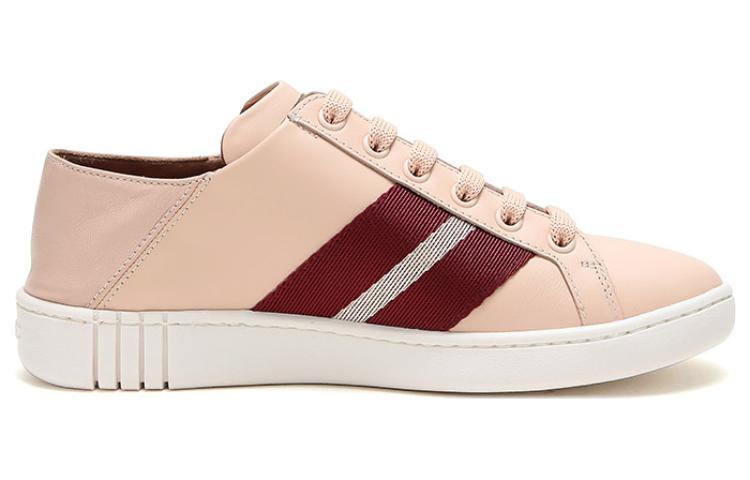 Order (Women) BALLY Stripe Leather Low-Top 'Nude Pink' 6226198