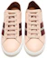 Shop (Women) BALLY Stripe Leather Low-Top 'Nude Pink' 6226198