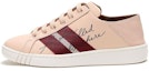 Buy (W) BALLY Kasut Kulit Bertapak Rendah 'Nude Pink' Berjalur 6226198