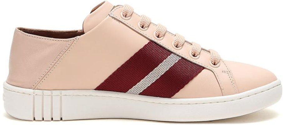 (Women) BALLY Stripe Leather Low-Top 'Nude Pink' 6226198 Order (Women) BALLY Stripe Leather Low-Top 'Nude Pink' 6226198