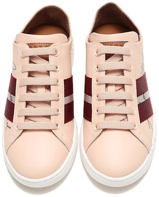 (Women) BALLY Stripe Leather Low-Top 'Nude Pink' 6226198 Shop (Women) BALLY Stripe Leather Low-Top 'Nude Pink' 6226198