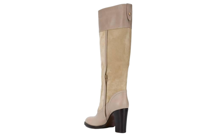 (W) BALLY Suede Fashion Chunky High Boot 'Nude' 圖 3