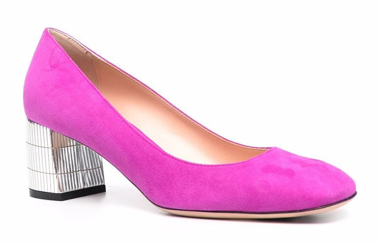 (W) BALLY Suede High Heel 'Purple Red' 圖 2