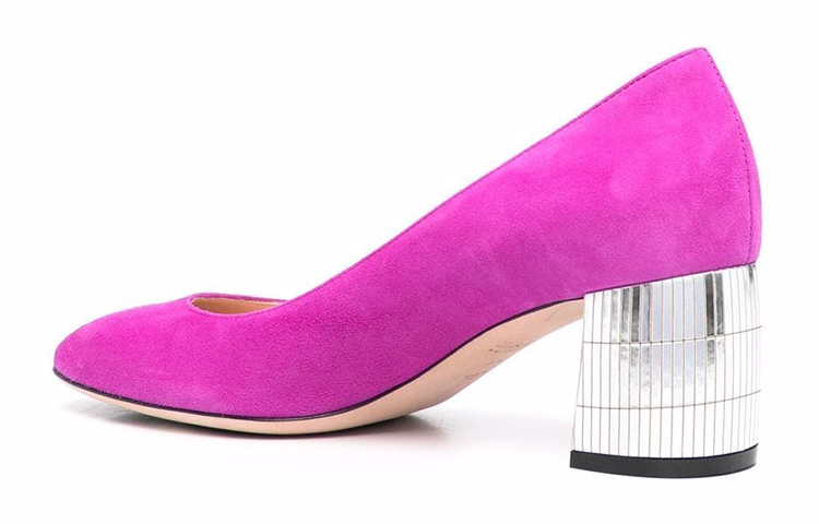 (W) BALLY Suede High Heel 'Purple Red' 圖 3