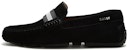 (W) BALLY Kasut Loafers Suede 'Hitam' 6212806