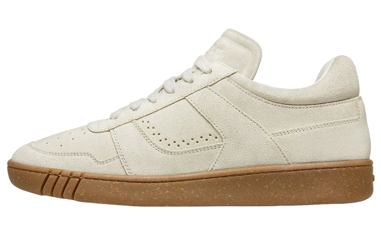 Buy (W) BALLY 麂皮低帮系带运动鞋 '米色' 6303432