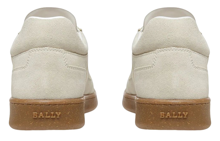 (W) BALLY Suede Low-Top Lace-Up Sneakers 'Beige' 圖 3