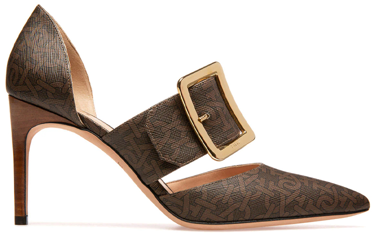 Order (W) バリー TPU シンプルブラウンハイヒール 6239557