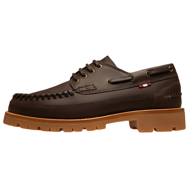 (W) BALLY Tristan 'Brown Leather Moccasin'