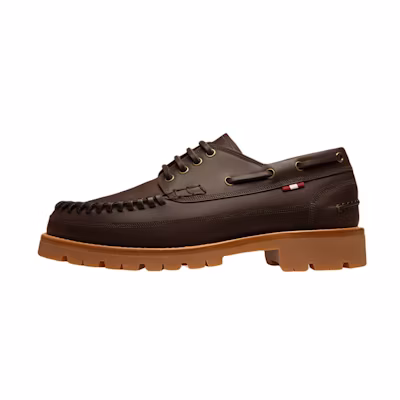 (W) BALLY Tristan 'Brown Leather Moccasin'