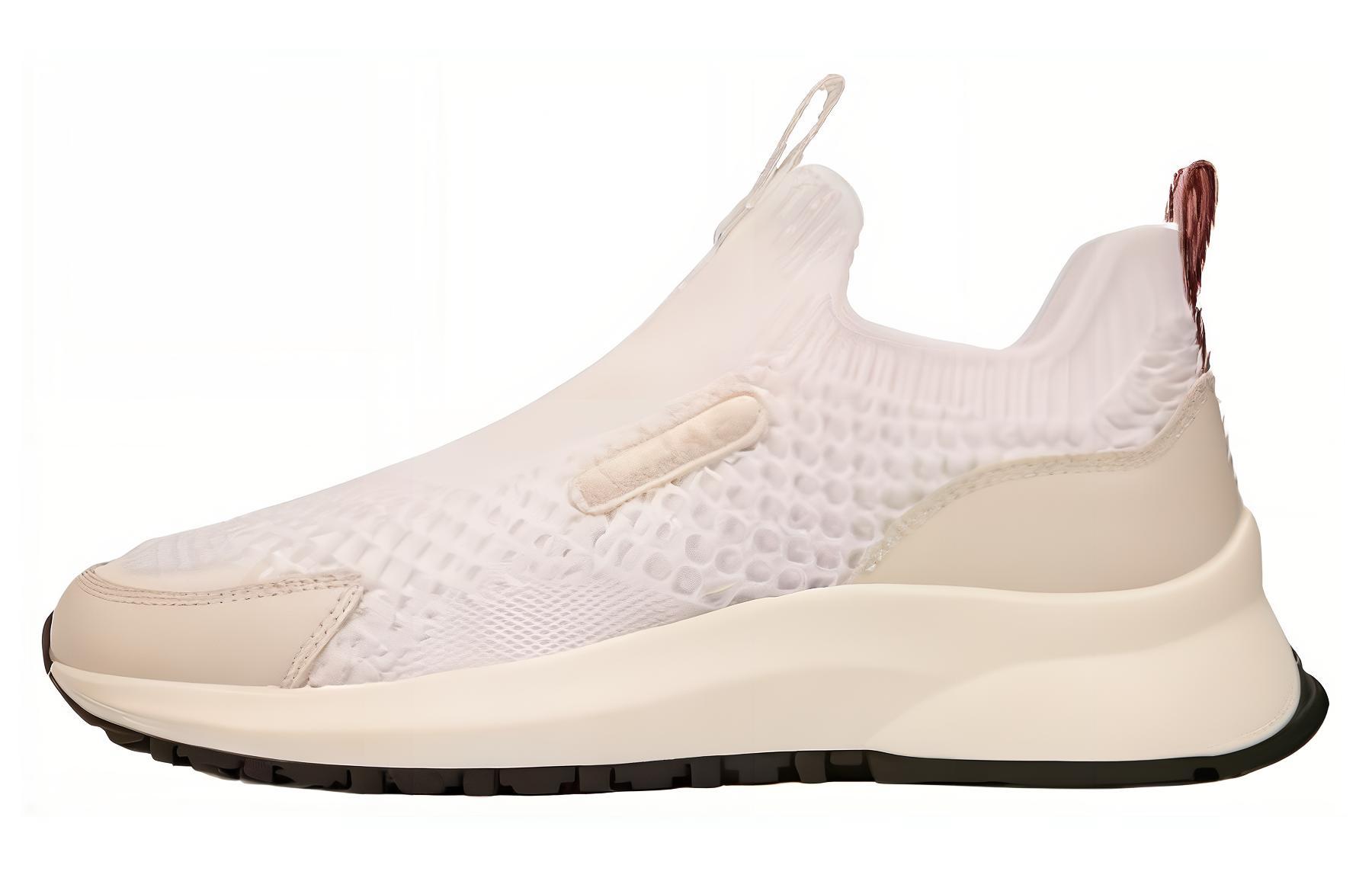 (Women) BALLY White Casual Low-Top Sneakers - Versatile and Comfortable. 6306609
