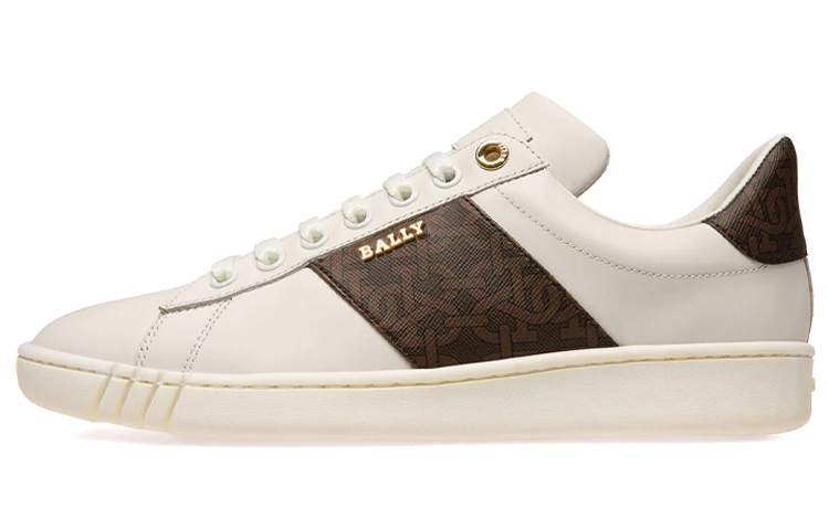 (Women) BALLY Wilem 'White Leather Low-Top' 6239930