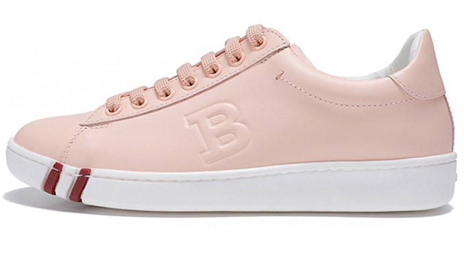 BALLY Wivian 221 透氣輕便 低幫休閒板鞋 女款 粉色 Buy BALLY Wivian 221 透氣輕便 低幫休閒板鞋 女款 粉色