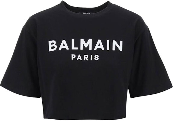 (W) 巴尔曼 黑色字母印花短袖圆领T恤 BF1EE020BB02-BDS Order (W) 巴尔曼 黑色字母印花短袖圆领T恤 BF1EE020BB02-BDS