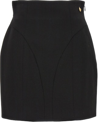 (W) 巴尔曼 黑色高腰修身拉链休闲短裙 DF1LA465-VB00-0PA Buy (W) 巴尔曼 黑色高腰修身拉链休闲短裙 DF1LA465-VB00-0PA