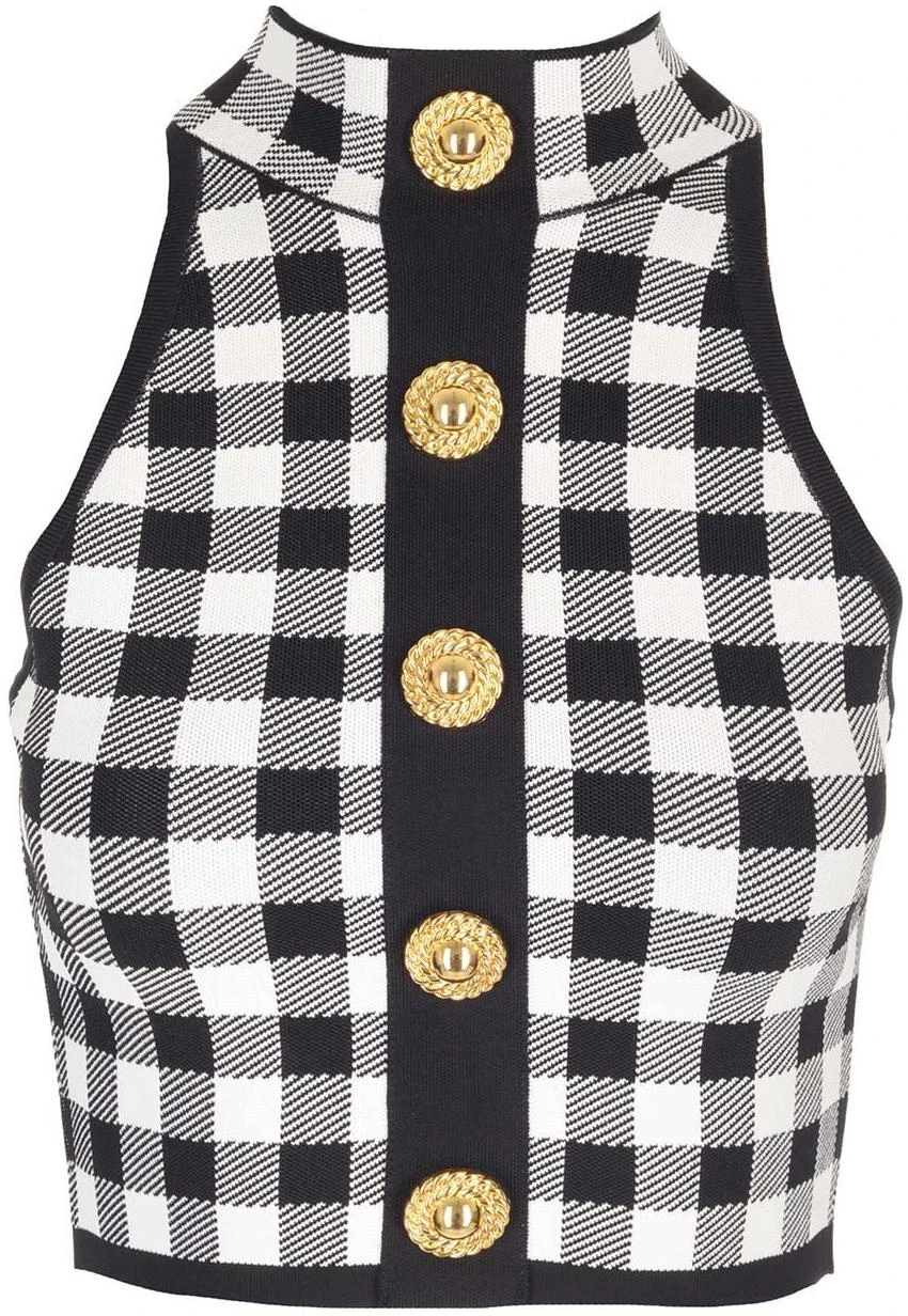 women-balmain-black-plaid-slim-fit-sleeveless-single-breasted-vest-cf-1-ab-018-kf-51-eab
