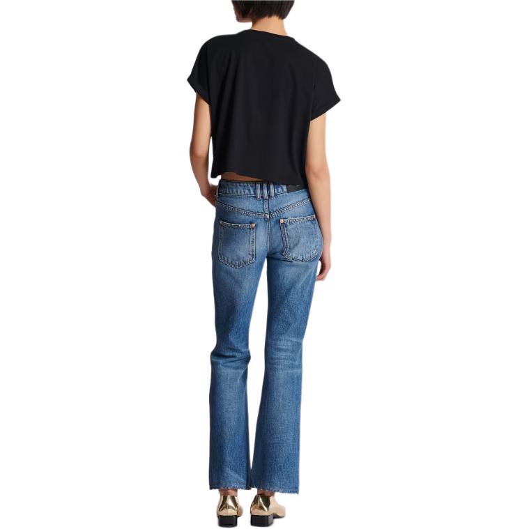 Purchase (W) 발망 블랙 로즈 프린트 반팔 티셔츠. CF0EE095GD50EAH