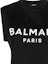 Purchase (W) BALMAIN 黑色無袖T恤帶標誌印花設計 CF1ED001-BB02-EAB