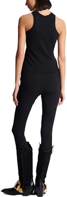 (W) BALMAIN 黑色無袖背心 Pb 刺繡設計 CF1EB045-BC49-EAD Shop (W) BALMAIN 黑色無袖背心 Pb 刺繡設計 CF1EB045-BC49-EAD