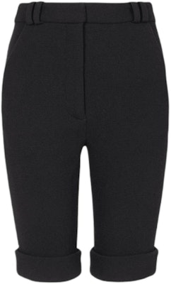 (W) BALMAIN 黑色修身彈性腰休閒短褲 CF0PB205WB860PA Buy (W) BALMAIN 黑色修身彈性腰休閒短褲 CF0PB205WB860PA