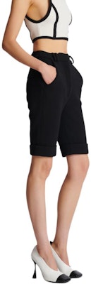 (W) BALMAIN 黑色修身彈性腰休閒短褲 CF0PB205WB860PA Lookbook (W) BALMAIN 黑色修身彈性腰休閒短褲 CF0PB205WB860PA