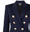 Details for (W) Balmain Jas Blazer Double-Breasted Biru Tua. YF1SG000WB08