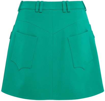 (W) 巴尔曼绿色纽扣装饰休闲裙 CF1LA359-WC09-7BW Lookbook (W) 巴尔曼绿色纽扣装饰休闲裙 CF1LA359-WC09-7BW