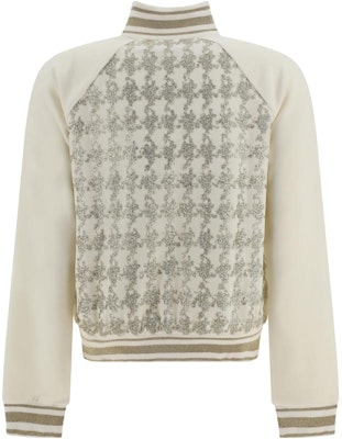 (W) BALMAIN Baju Sejuk Leher Tinggi Cetakan Lengan Panjang - Putih BF1KF050-MC98-GAD Lookbook (W) BALMAIN Baju Sejuk Leher Tinggi Cetakan Lengan Panjang - Putih BF1KF050-MC98-GAD