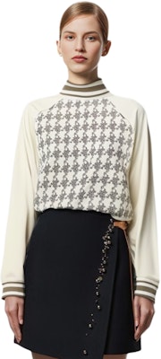 (W) BALMAIN Baju Sejuk Leher Tinggi Cetakan Lengan Panjang - Putih BF1KF050-MC98-GAD Purchase (W) BALMAIN Baju Sejuk Leher Tinggi Cetakan Lengan Panjang - Putih BF1KF050-MC98-GAD