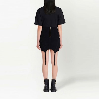 (W) 巴尔曼高腰黑色针织裙 YF1LB481KC28-0PA Shop (W) 巴尔曼高腰黑色针织裙 YF1LB481KC28-0PA