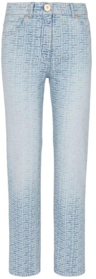 (W) Balmain Seluar Jeans Denim Biru Muda Monogram Pinggang Tinggi. CF1MI020DD276FF Buy (W) Balmain Seluar Jeans Denim Biru Muda Monogram Pinggang Tinggi. CF1MI020DD276FF