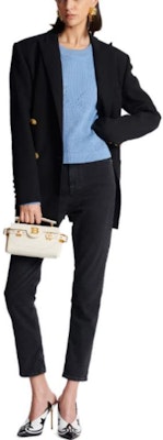 (W) BALMAIN Baju Sejuk Rajut dengan Logo Huruf Terperinci. CF1KA003-KF24-0FA Sizing (W) BALMAIN Baju Sejuk Rajut dengan Logo Huruf Terperinci. CF1KA003-KF24-0FA