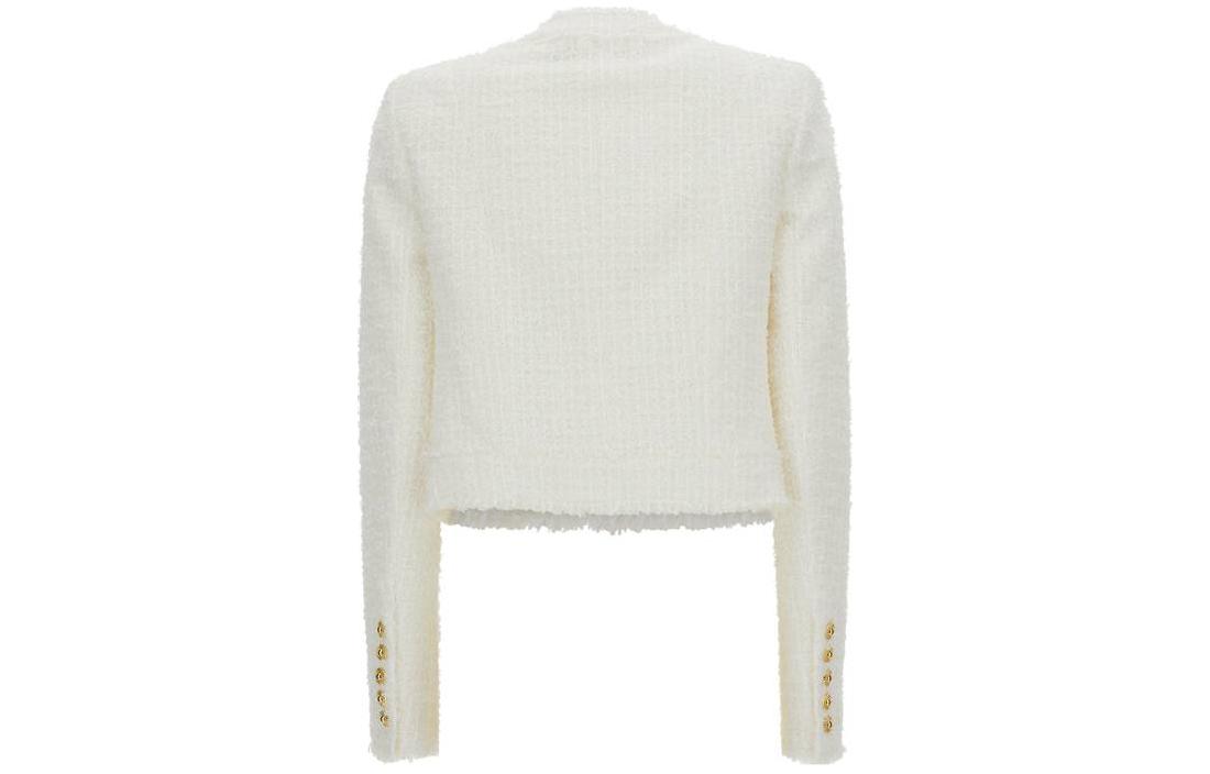 Lookbook (W) 巴尔曼长袖外套配纽扣装饰 - 米白色 CF1R9103-XF91-0FA