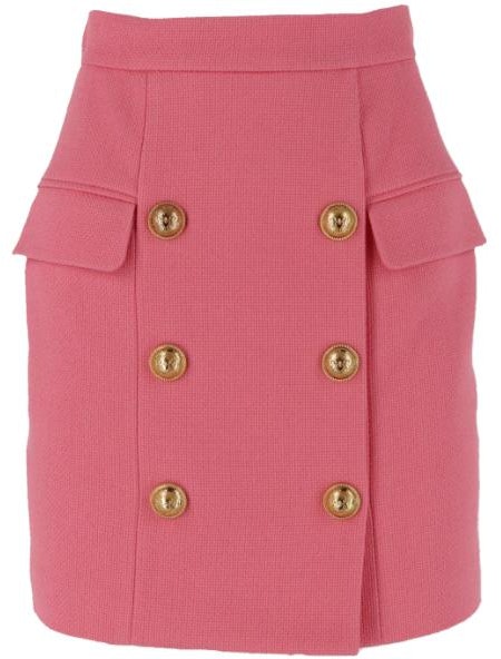 women-balmain-pink-double-breasted-zipper-casual-mini-skirt-vf-14004-c208-4-kh