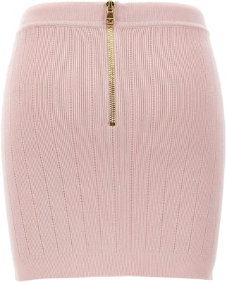 (W) 巴尔曼 粉色中腰修身拉链休闲短裙 DF1LB290-KB07-4CO Lookbook (W) 巴尔曼 粉色中腰修身拉链休闲短裙 DF1LB290-KB07-4CO