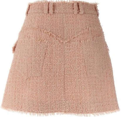 (W) 巴尔曼 粉色拉链休闲短裙 CF1LA375-XF91-0DX Lookbook (W) 巴尔曼 粉色拉链休闲短裙 CF1LA375-XF91-0DX