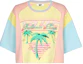 Buy (Women) BALMAIN Printed Crewneck Slim Fit Short Sleeve T-Shirt Multicolor DF1EE081-GD72-IFT