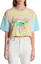 Lookbook (Women) BALMAIN Printed Crewneck Slim Fit Short Sleeve T-Shirt Multicolor DF1EE081-GD72-IFT