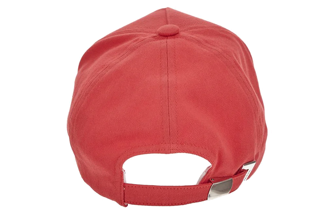 Shop (W) BALMAIN Gorra de Béisbol Roja de Algodón con Logo Bordado. CF1XA015CB24MEU